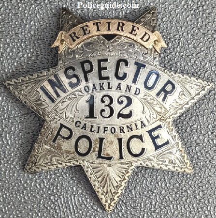 Thomas J Chambers Inspector Badge 132