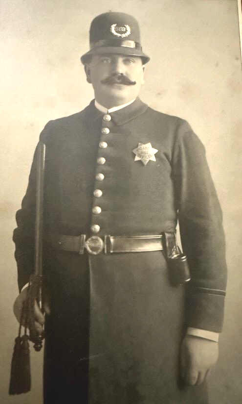 San Francisco policeman August F. Rier who was appointed on December 8, 1903.