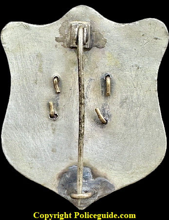 Morrisania Police shield No. 21.  1850’s - 1860’s
