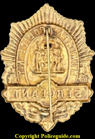 Municipal Police Sergeant Acorn bk