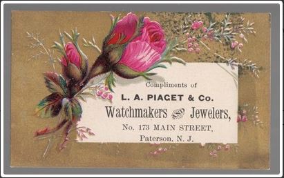 L. A. Piaget & Co. Card