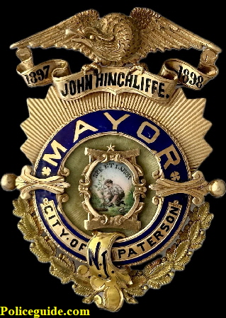 Paterson Mayor badge