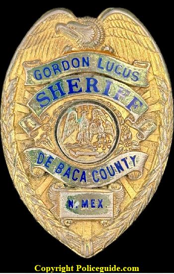 Gordon Lucus Sheriff De Baca Co. N. Mexico 2