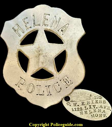 Helena Police C.W. Kniess