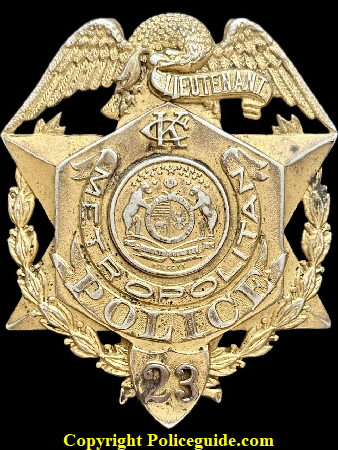 Kansas City, MO Metropolitan Police Lieutenant 23