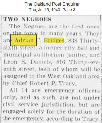 Oakland Post Enguirer July 15, 1943