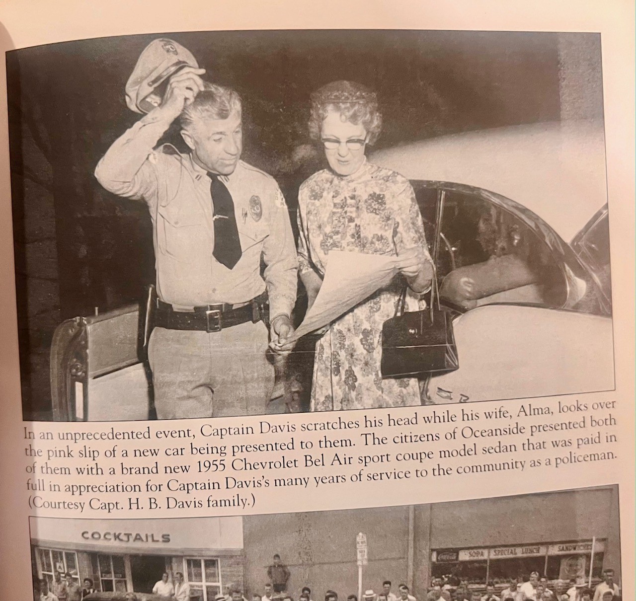 Harold Davis, wife 55 Chevy Harold Davis, wife 55 Chevy