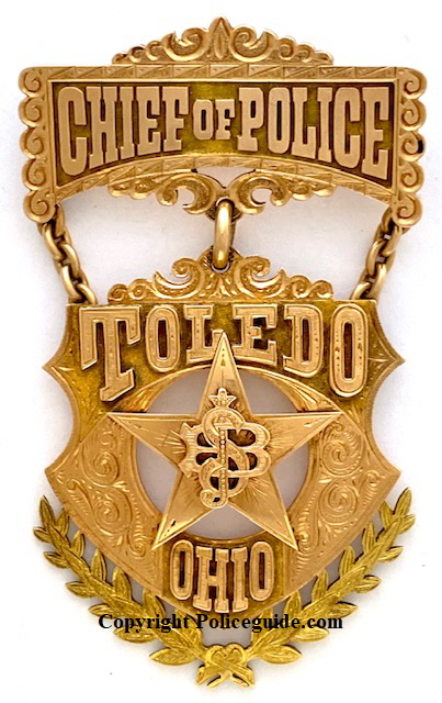 Steedman Toledo Chief of Police badge