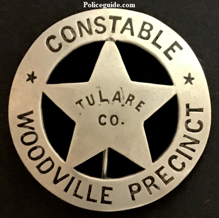 Tulare Co Constable Woodville