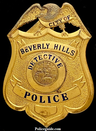 Beverly Hills Police Detective badge 
