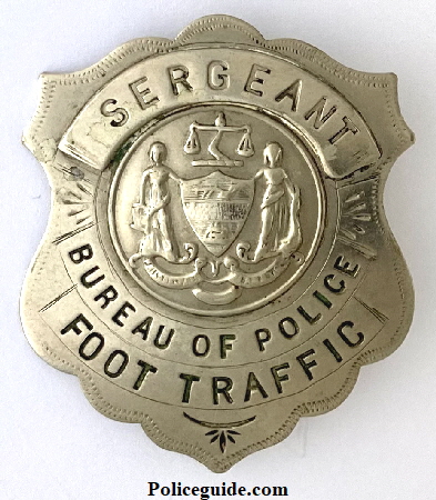 Philadelphia Bureau of Police Sergeant Foot Patrol.