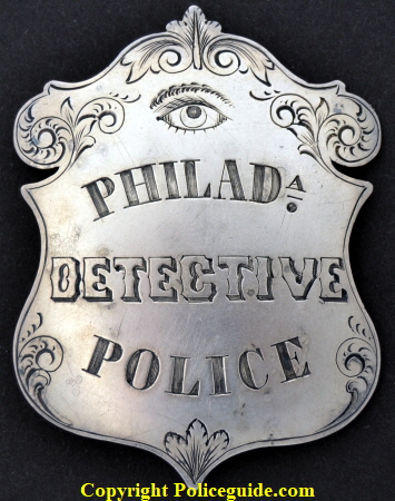 The Detective Department, as a distinctive branch of the Philadelphia Police system, was organized, October 28, 1859. 