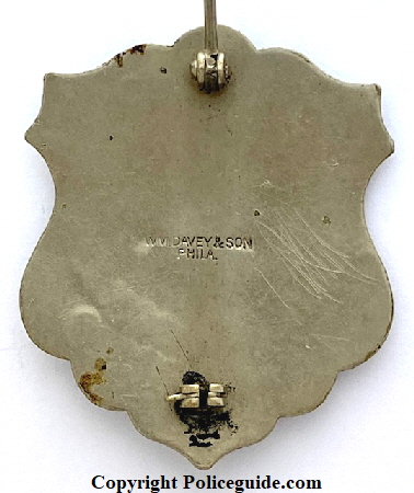 Back of Sergeant Foot Patrol showing hallmark of 