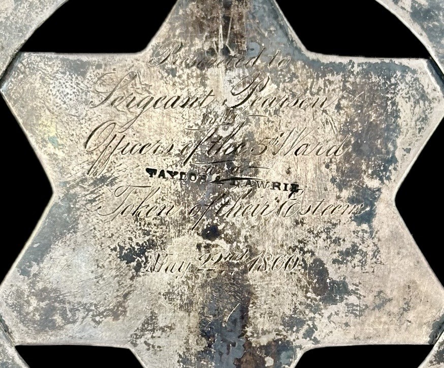Philadelphia Police Sergeant 3rd Dist. star 2 presentation Philadelphia Police Sergeant 3rd Dist. star 2 presentation