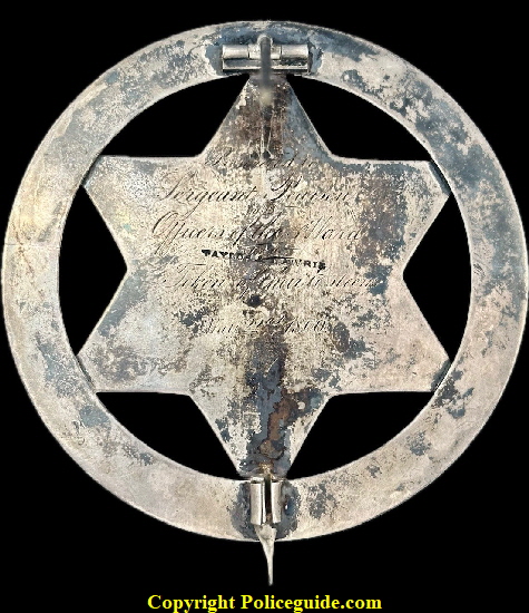 Made by Taylor & Lawrey Silversmiths who were in business 1830 - 1875 in Philadelphia. Made by Taylor & Lawrey Silversmiths who were in business 1830 - 1875 in Philadelphia.