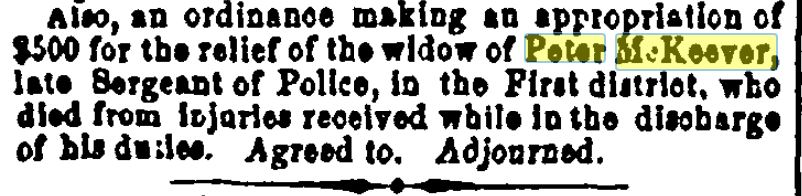 The Press May 10, 1861 widow