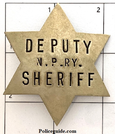 N.P. Ry Dep Sheriff
