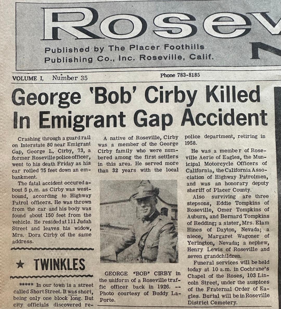 Cirby Obit