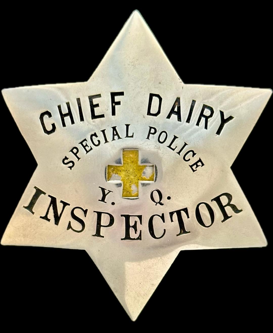 S.F. Chief Dairy Inspector Y.Q.