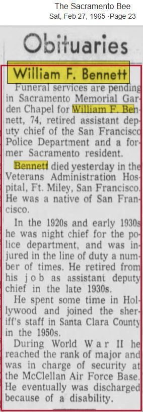 Sacramento Bee February 27, 1965