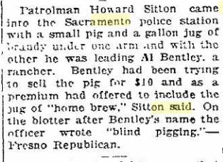 Oak Trib March 13, 1920 Blind Pig