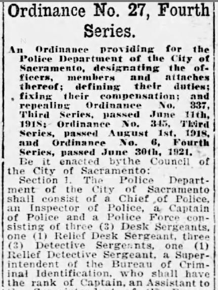 Sacramento Star 7 Nov 1921 pg 7  1