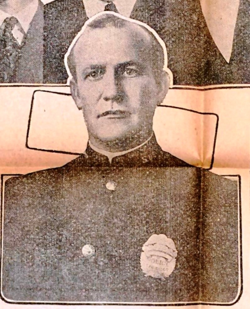 San Diego Union September 5, 1920 San Diego Chief of Police James Patrick.