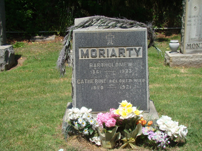 Moriarty Grave Stone