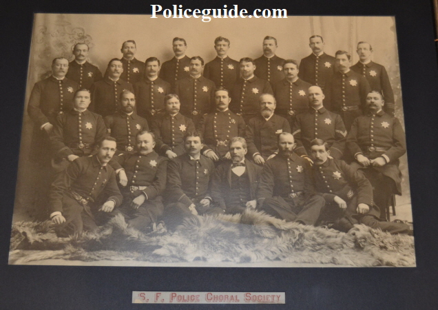 S. F. Police Choral Society image circa 1895.