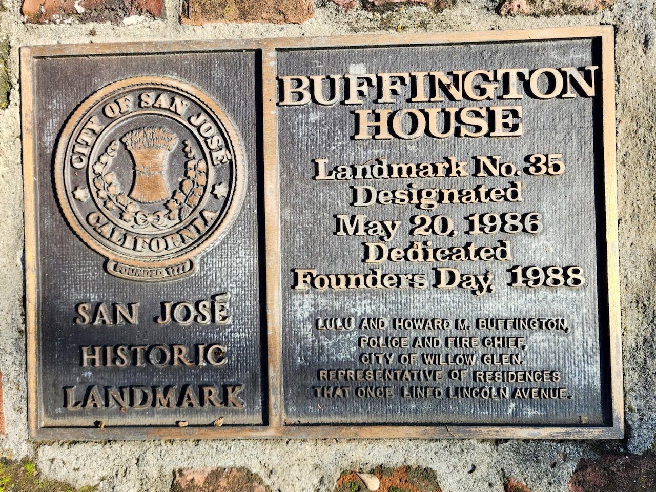 Buffington Plaque