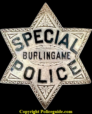 Burlingame Special Police star