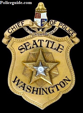 Seattle Police Chief badge.  