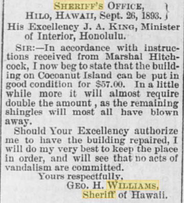 The Hawaiian Gazette October 10, 1893