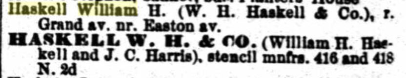 1871 City Dir Haskell