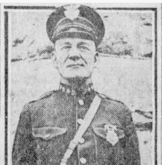 Capt. Hale new uniform Fort Worth Record-Tel;egram October 22, 1925 close