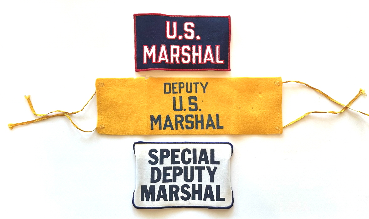 3 US Marshal armbands
