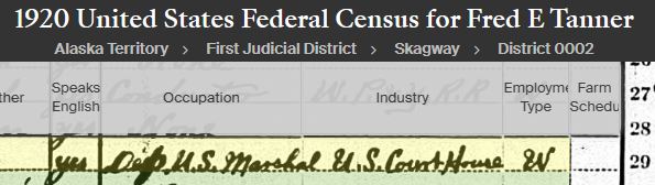 Alaska First Div USM 1920 Census1
